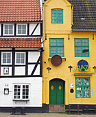 Department store, warehouse, harbour, Flensburg, Schleswig-Holstein, Germany.