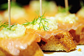 Pintxos' typical dish of the Basque Country