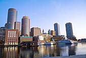 Boston skyline in Massachusetts, USA