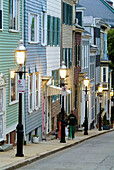 Street scene in Charlestown, Boston, Massachusetts, USA