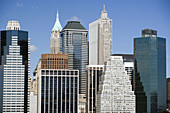 Downtown skyline, Manhattan, NYC, USA