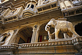 Haveli (typical mansion) in Jaisalmer. Rajasthan. India