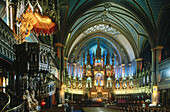 Canada. Quebec. Montreal. Notre Dame Cathedral.