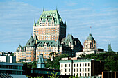 Canada. Quebec. Quebec city. Hotel Chateau Frontenac.