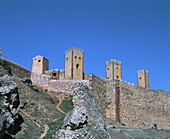 Spain. Guadalajara province. Molina de Aragon. Castle (12th - 13th century).