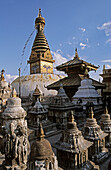 Nepal, Swayambunath, Swoyambhu, Buddhist Temple, Stupa