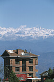 Nepal, Nagarkot. Himalayas mountains