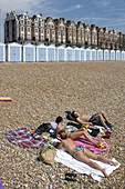 Bexhill, beach, sea front, East Sussex, UK