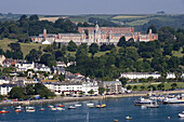 Dartmouth, Dart River, Royal Naval College, by Sir Aston Webb. Devon, UK.