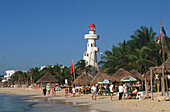 Playa del Carmen, between Cancun and Tulum archeological site, important tourist resort. Mexico