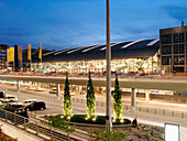 Terminal am Flughafen, Hansestadt Hamburg, Deutschland