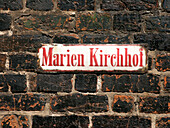 Sankt Marien Kirchhof, Hansestadt Lübeck, Schleswig Holstein, Deutschland