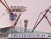 Kreuzfahrtschiff Freedom of the Seas in der Werft, Hansestadt Hamburg, Deutschland