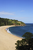 View over Blackpool Sands, Devon, England, United Kingdom