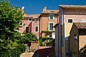The village Roussillon, Vaucluse, Provence, France