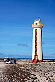 Karibik, Niederländische Antillen, Bonaire, Willemstoren lighthouse am Suezipfel von Bonaire
