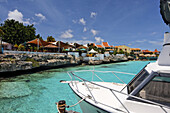 Karibik, Niederländische Antillen, Bonaire, Captain Dons Habitat, Restaurant, Resort