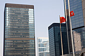 Moderne Hochhäuser in Chung Wan, Central district, Hong Kong Island, Hong Kong, China, Asien