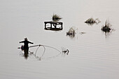 Fischer im Mekong Fluss, Vientiane, Provinz Vientiane, Laos