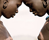 Surma girls. Ethiopia