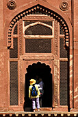 Tourist, Fatehpur Sikri. Uttar Pradesh, India