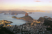 Yatch club at Guanabara Bay and Sugarloaf in background, Rio de Janeiro. Brazil