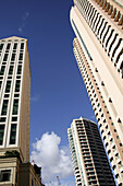 Apartment buildings, Admiralty Towers, Macrossan St, Riverside, Brisbane, Queensland, Australia