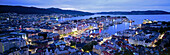 Bergen as seen from Floyen mountain, Norway