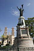 MEXICO-Guanajuato State-Delores Hidalgo: Town where the Mexican War Independence from Spain started on September 16, 1810- Monument to Father Miguel Hidalgo, father of the Independence Movement