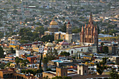 MEXICO-Guanajuato State-San Miguel De Allende: Parroquia De San Miguel Archangel Church Overlook / Sunset