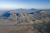 Wilpena Pound, Flinders Ranges, South Australia, Australia - aerial