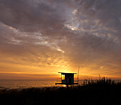 Wachturm, Bansin, Morgenstimmung, Ostsee, Mecklenburg-Vorpommern, Deutschland