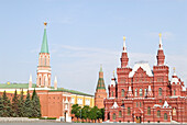 Staatliches Historisches Museum, Roter Platz, Moskau, Russland