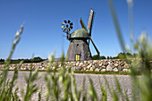 Windmill, Nebel, Amrum Island, Schleswig-Holstein, Germany