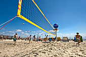 Beach Volleyball, Wyk, Föhr Island, North Frisian Islands, Schleswig-Holstein, Germany