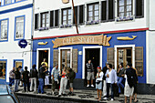 Peter Sport cafe at Horta harbour, Faial Island, Azores, Portugal