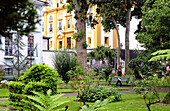 Garden in the heart of the town, Jardim Duque da Terceira, Angra do Heroismo, Terceira Island, Azores, Portugal