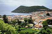 View from Alto da Memoria, Angra do Heroismo, Terceira Island, Azores, Portugal