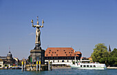 Imperia at the entrance of the harbour, Konstanz, Baden-Wurttemberg, Germany