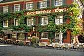 Hotel in der Altstadt, Meersburg, Baden-Württemberg, Deutschland