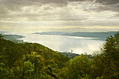 View to Sipplingen at lake Ueberlingen, Lake Constance, Baden-Wurttemberg, Germany
