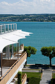 View from Hotel Riva at lake Constance, Constance, Lake Constance, Baden-Wurttemberg, Germany
