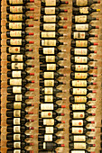 Wine cellar with vintage wines, Chateau Petrus, Palais Coburg, Vienna, Austria