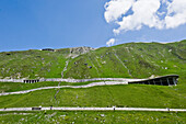 Mountain landscape with mountain road, Switzerland