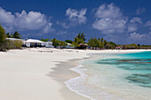 Lagune und Resort von Bikini, Marschallinseln, Bikini Atoll, Mikronesien, Pazifik