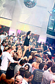 Menschen im Cameo Nightclub, South Beach, Miami, Florida, USA