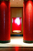 Detail of the lobby at the Victor Hotel, South Beach, Miami Beach, Florida, USA