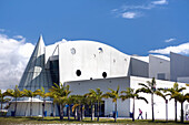 The Miami Children’s museum in the sunlight, Macarthur Causeway, Miami, Florida, USA