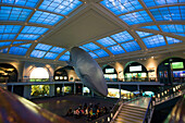 BLUE WHALE MODEL OCEAN LIFE HALL. AMERICAN MUSEUM OF NATURAL HISTORY. MANHATTAN. NEW YORK. USA