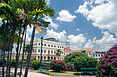 Waterfront park promenade. Old Town. San Felipe. Panama city. Panama